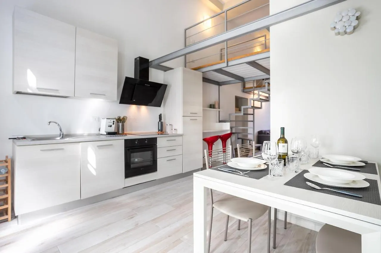 Apartmán Navigli-Duomo Exclusive Design Loft Su Due Piani Con Wifi Milán Itálie